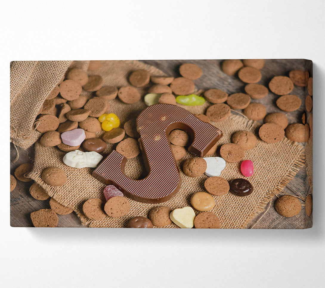  A Canvas Print of Brown Chocolate Surprise Canvas Wall Art