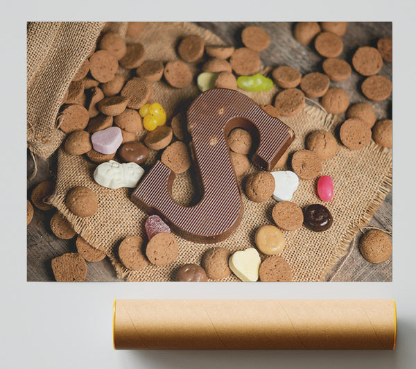 Brown Chocolate Surprise Print