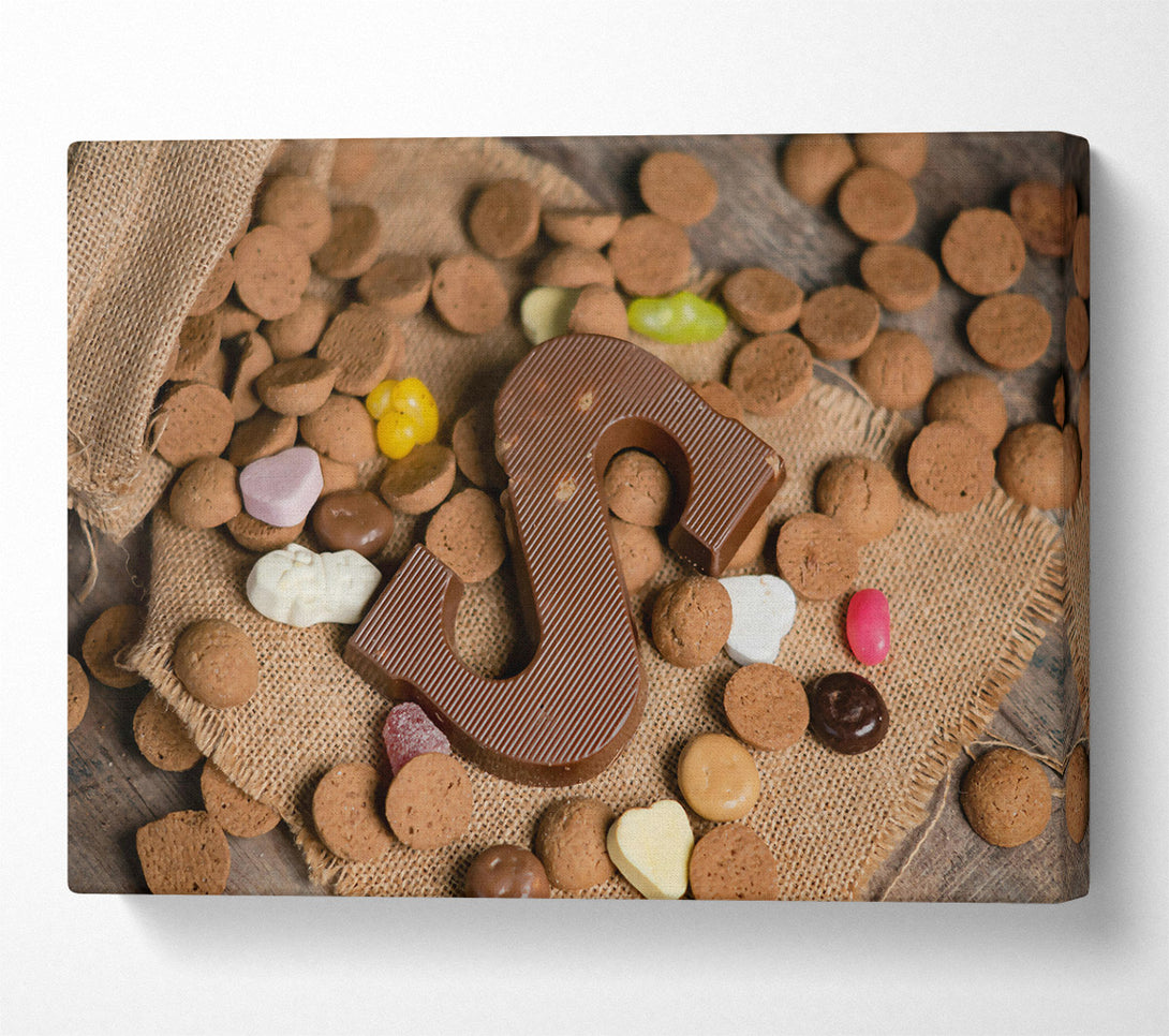  A Canvas Print of Brown Chocolate Surprise Canvas Wall Art