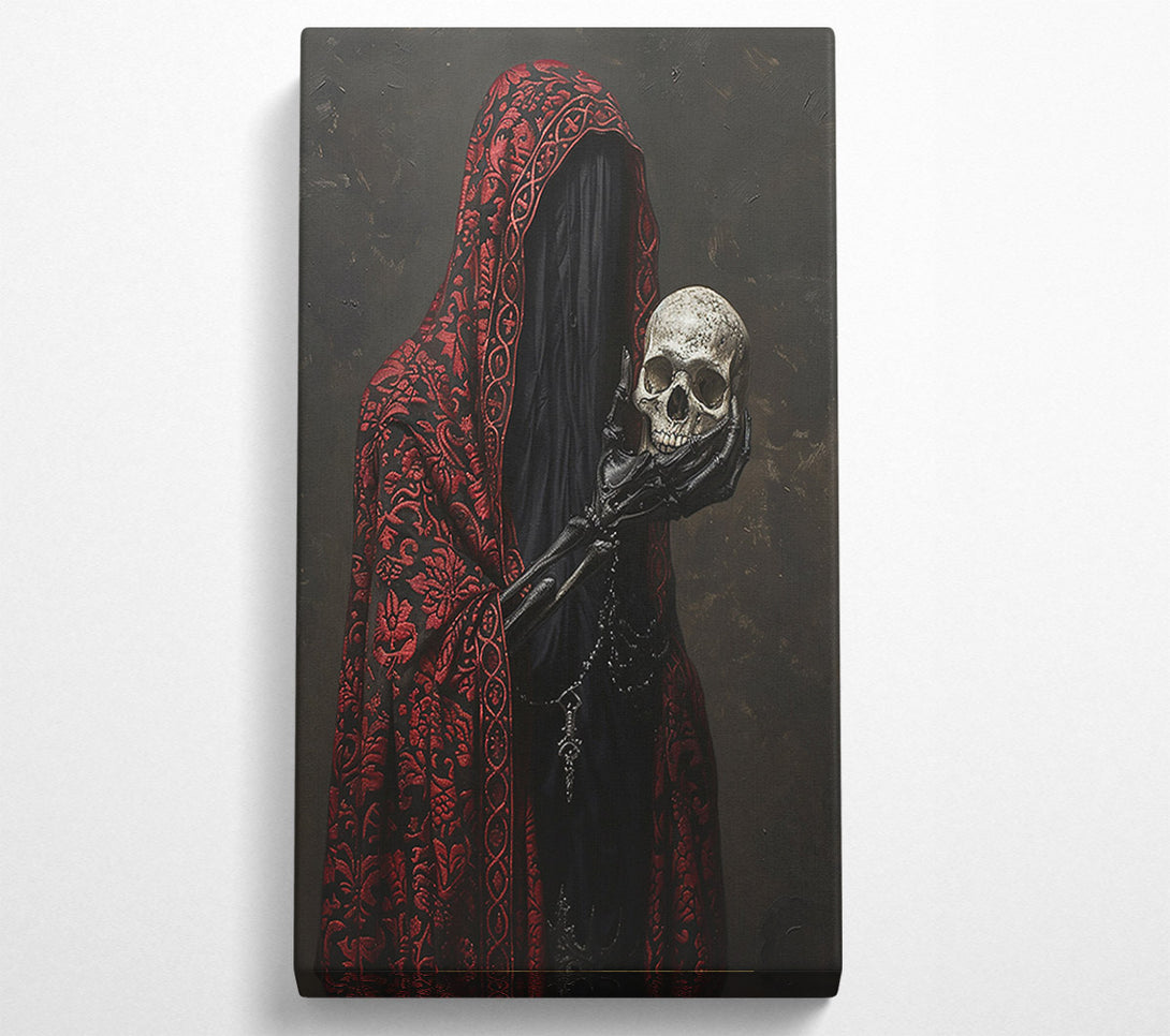  A Canvas Print of Death Holding The Skull Canvas Wall Art