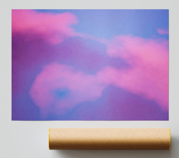 Pink Cloud Dreamscape Poster