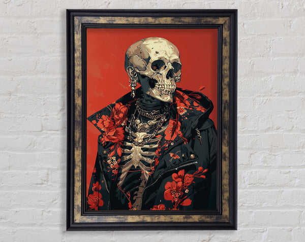 Death Jewelry Framed Print