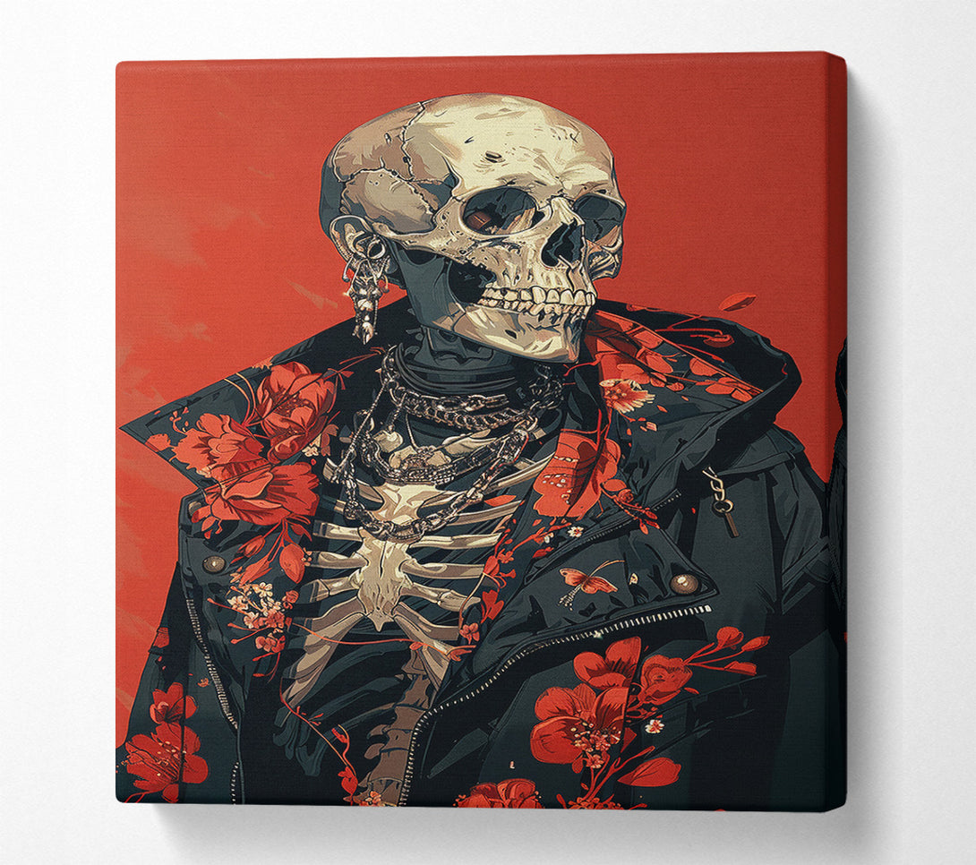  A Canvas Print of Death Jewelry Canvas Wall Art