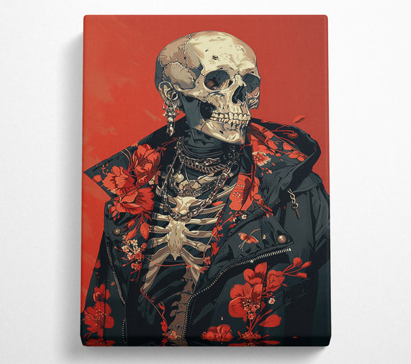  A Canvas Print of Death Jewelry Canvas Wall Art