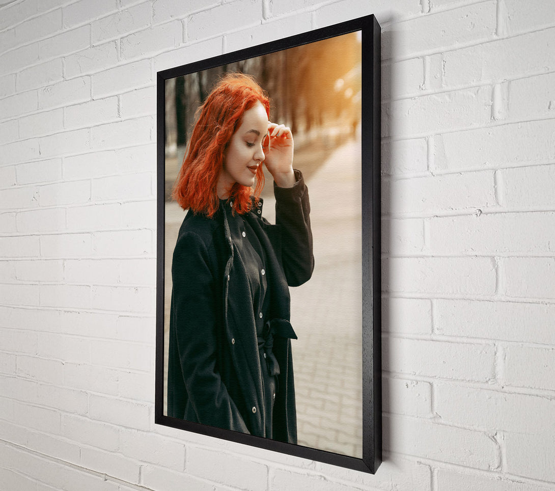  A Canvas Print of Ginger In The City Canvas Art