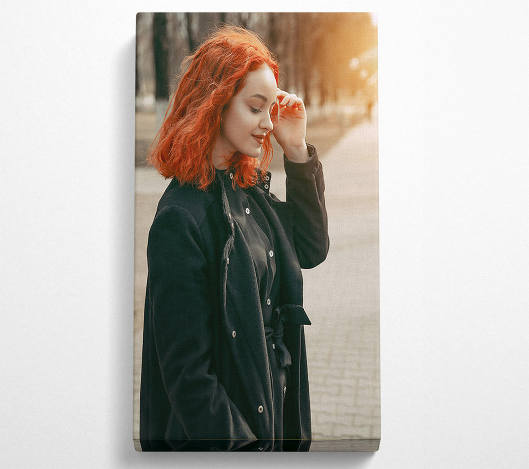  A Canvas Print of Ginger In The City Canvas Art