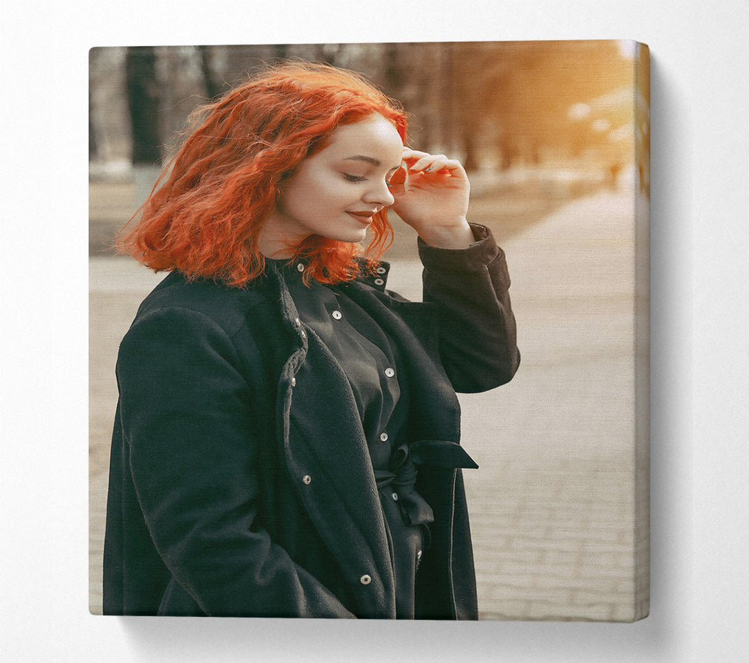  A Canvas Print of Ginger In The City Canvas Art