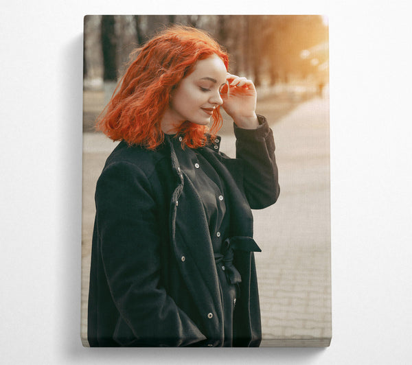  A Canvas Print of Ginger In The City Canvas Art