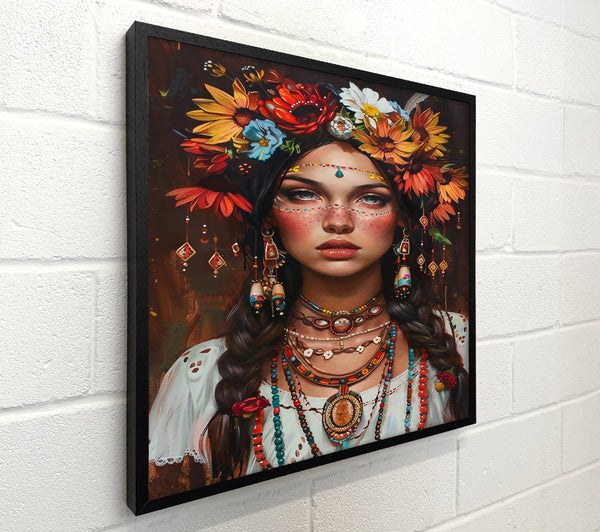 Golden Flower Crown