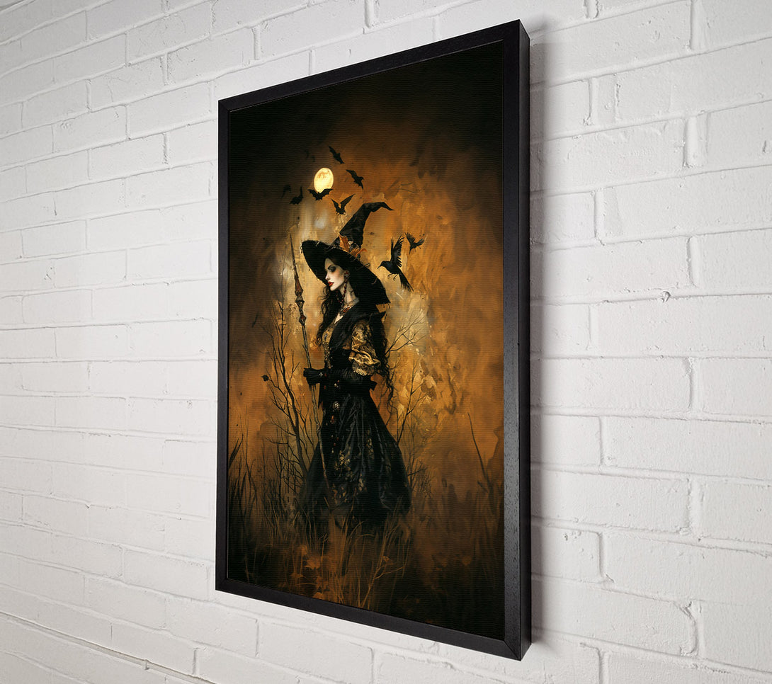  A Canvas Print of Golden Witch'S Hour Canvas Wall Art