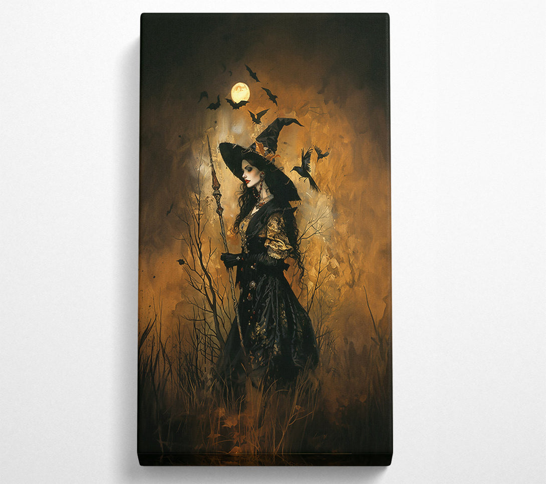 A Canvas Print of Golden Witch'S Hour Canvas Wall Art