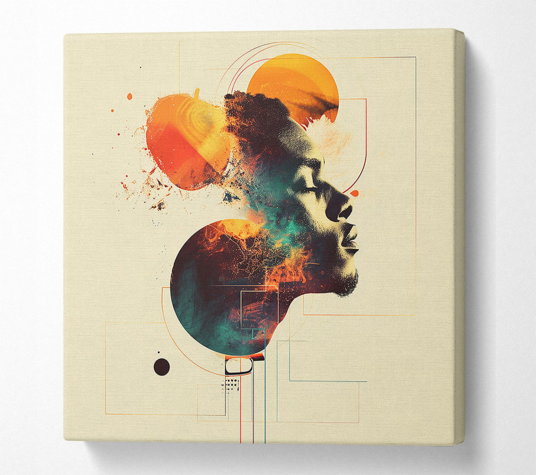  A Canvas Print of Deep In Thought Canvas Print
