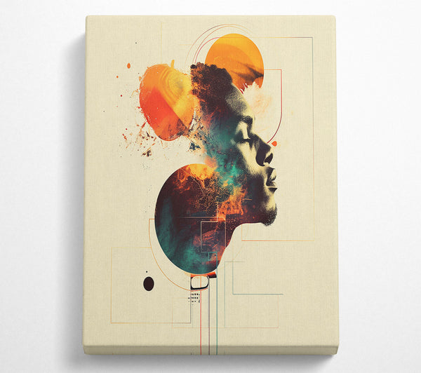  A Canvas Print of Deep In Thought Canvas Print