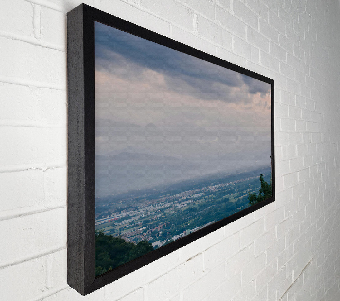  A Canvas Print of Silver City Haze Canvas Art