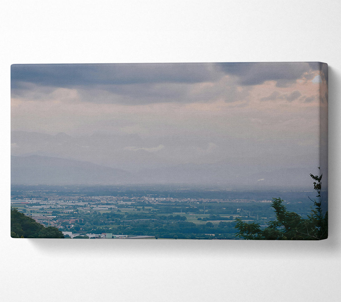  A Canvas Print of Silver City Haze Canvas Art