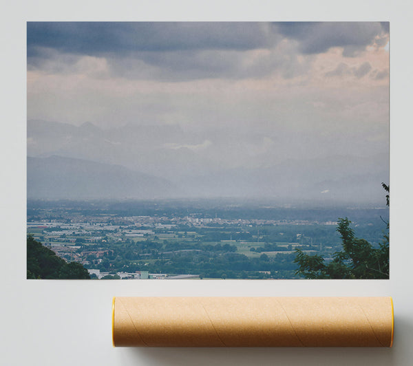 Silver City Haze Giclee Print