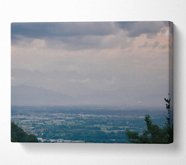  A Canvas Print of Silver City Haze Canvas Art