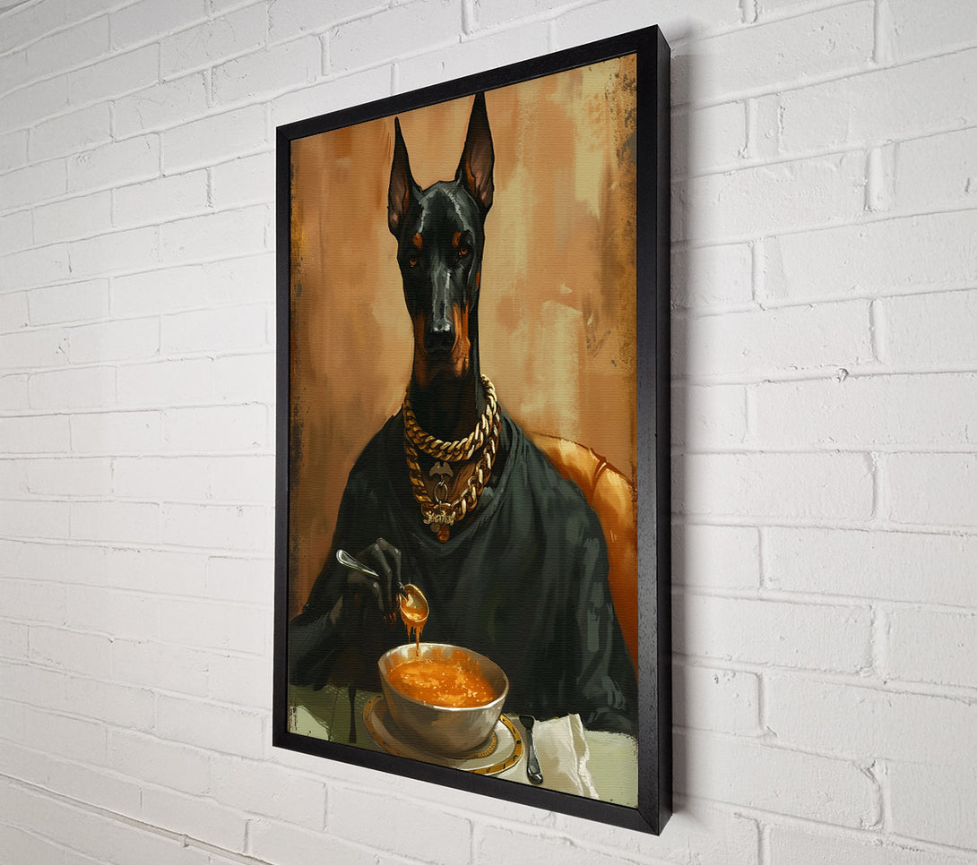  A Canvas Print of Golden Soup Supper Canvas Art