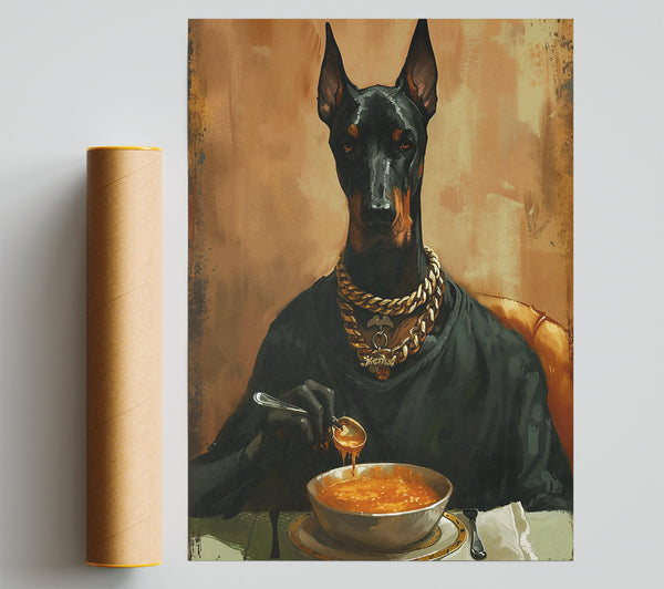 Golden Soup Supper Giclee Print