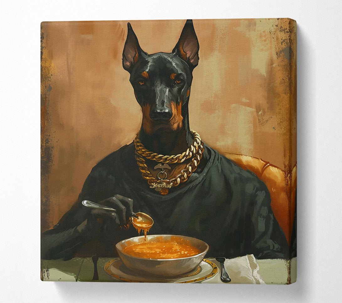  A Canvas Print of Golden Soup Supper Canvas Art