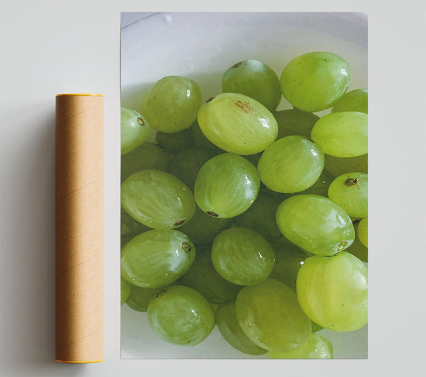 Green Grape Symphony Poster