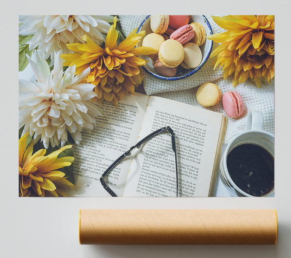 Yellow Coffee Break Print