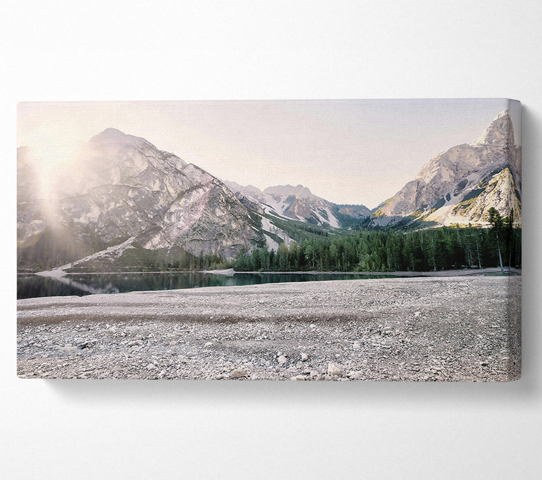  A Canvas Print of Blue Mountain Reflections Canvas Wall Art