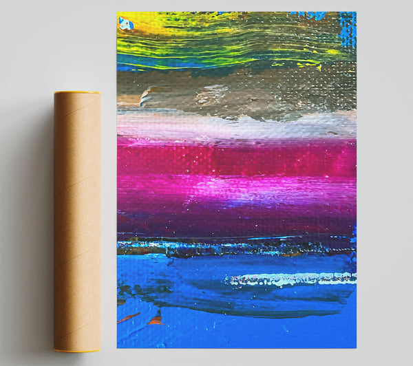Blue Horizons Of Magenta Giclee Print