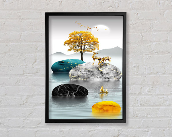 Deer Island (1) Framed Print