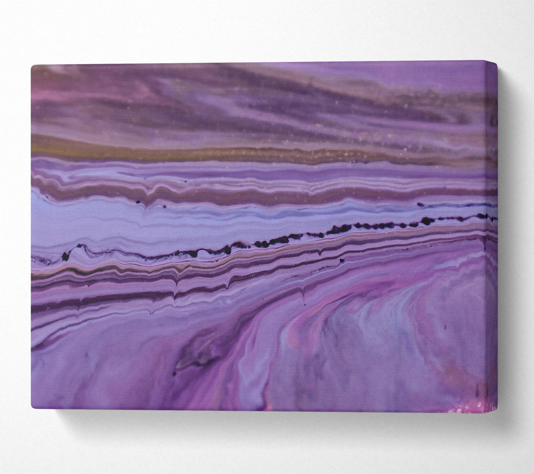  A Canvas Print of Lavender Swirling Dreams Canvas Wall Art