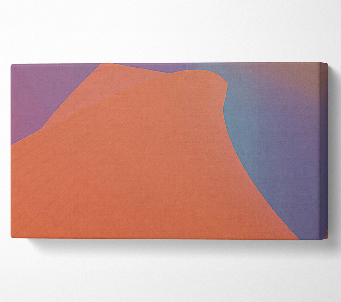  A Canvas Print of The Coral Curve Canvas Art