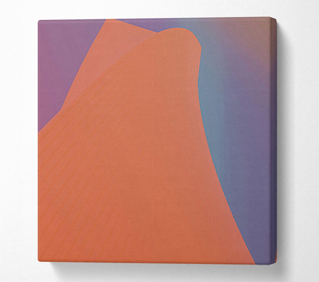  A Canvas Print of The Coral Curve Canvas Art