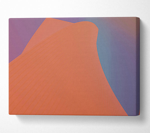  A Canvas Print of The Coral Curve Canvas Art