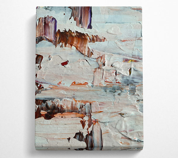  A Canvas Print of Silver And Rust Landscape Canvas Print