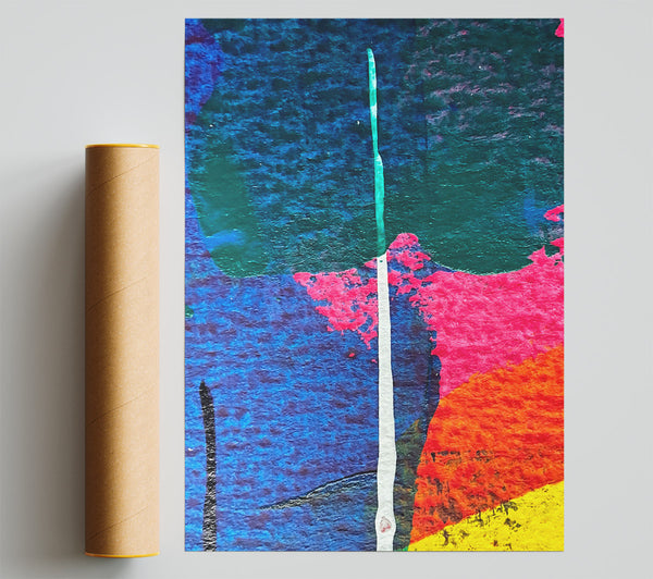 Blue Abstract Symphony Giclee Print