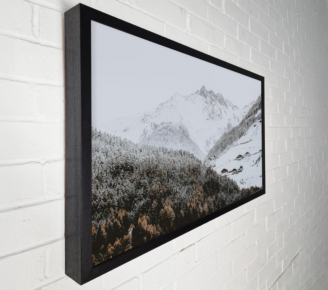 A Canvas Print of White Mountain Valley Canvas Print