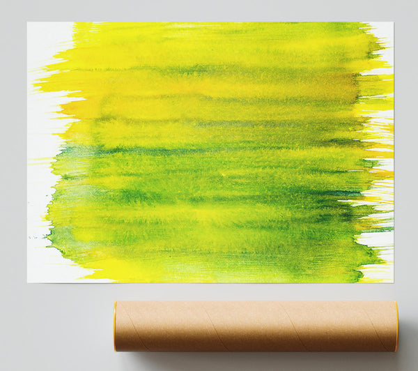 Sunlit Yellow Strokes Giclee Print