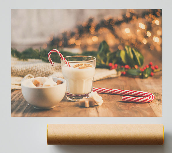 Red Festive Treats Giclee Print