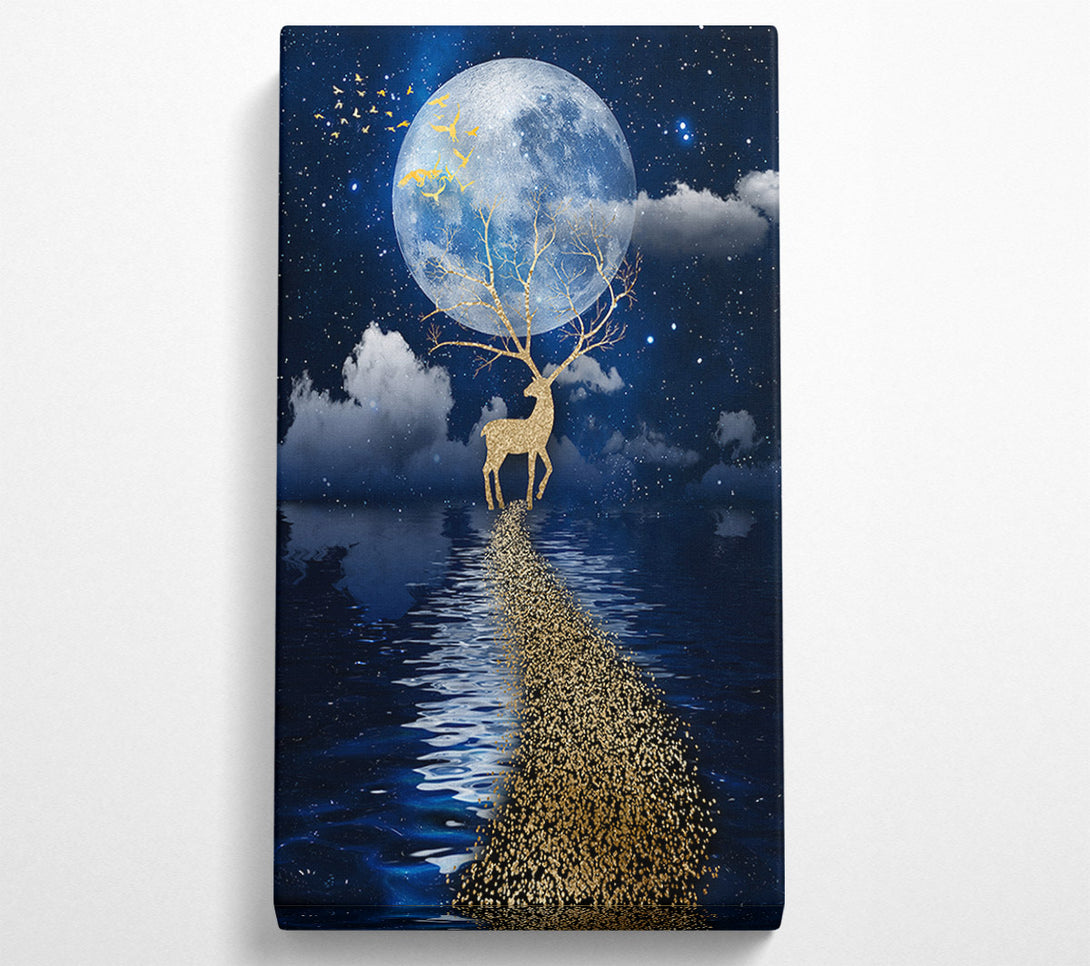  A Canvas Print of Deer Trail Canvas Wall Art