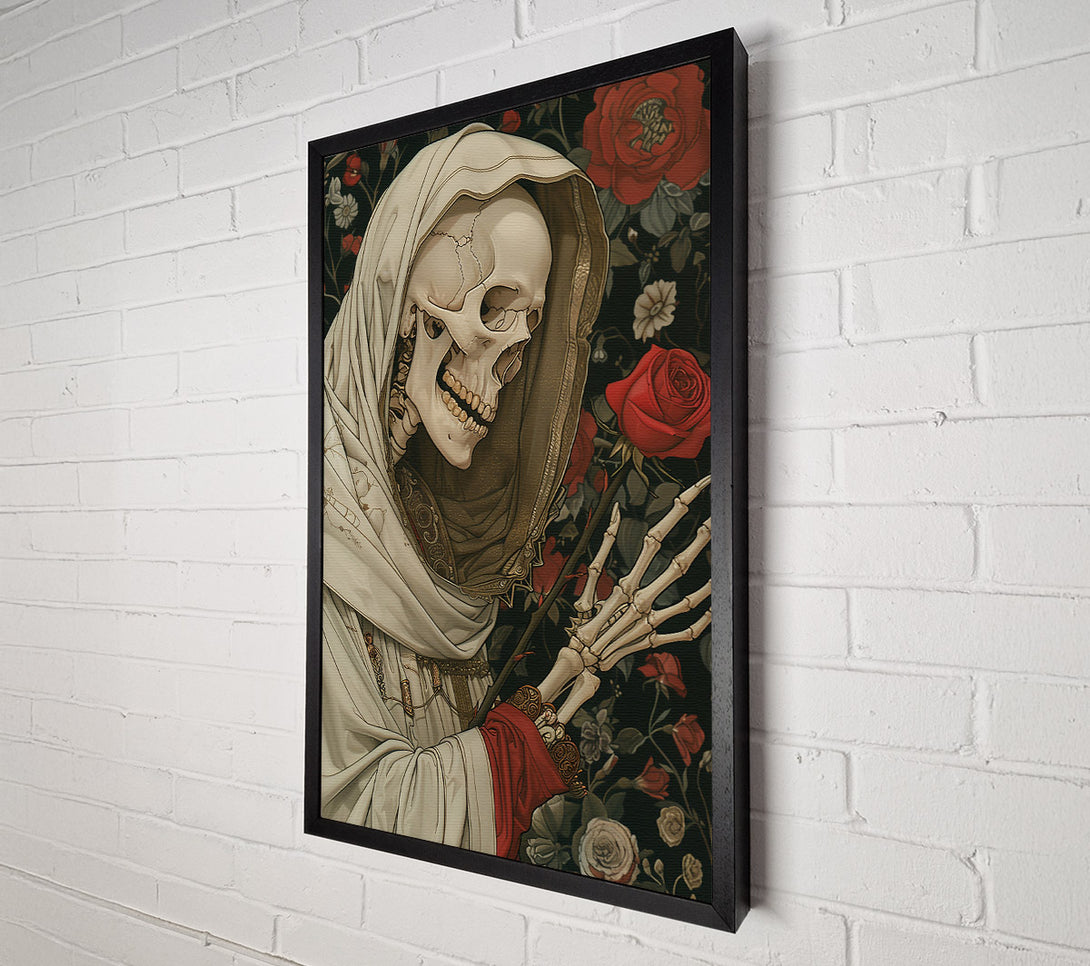  A Canvas Print of Crimson Embrace Of Death Canvas Print