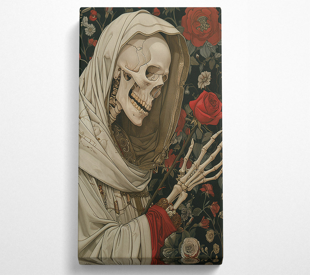  A Canvas Print of Crimson Embrace Of Death Canvas Print