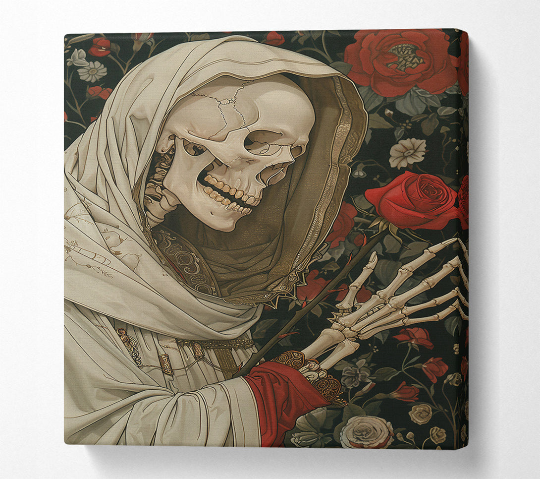  A Canvas Print of Crimson Embrace Of Death Canvas Print