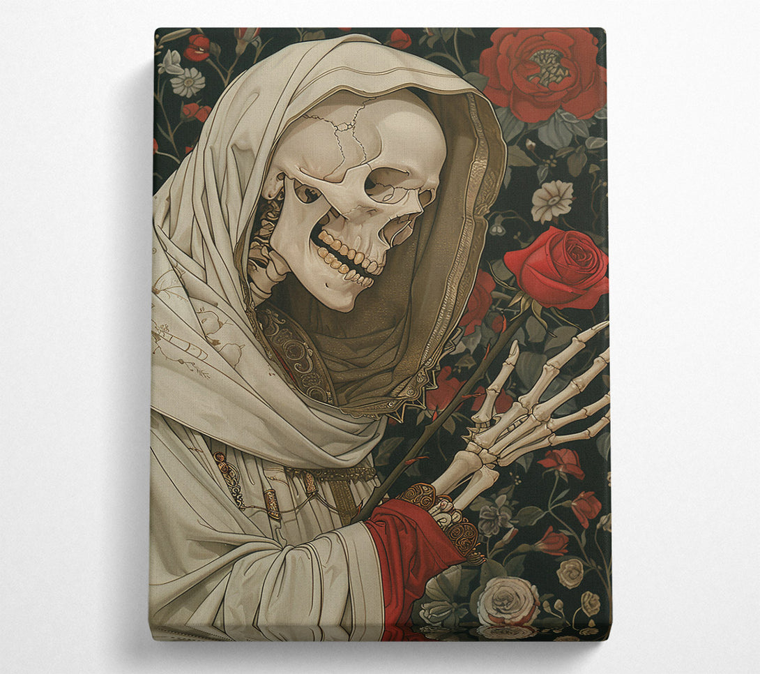  A Canvas Print of Crimson Embrace Of Death Canvas Print