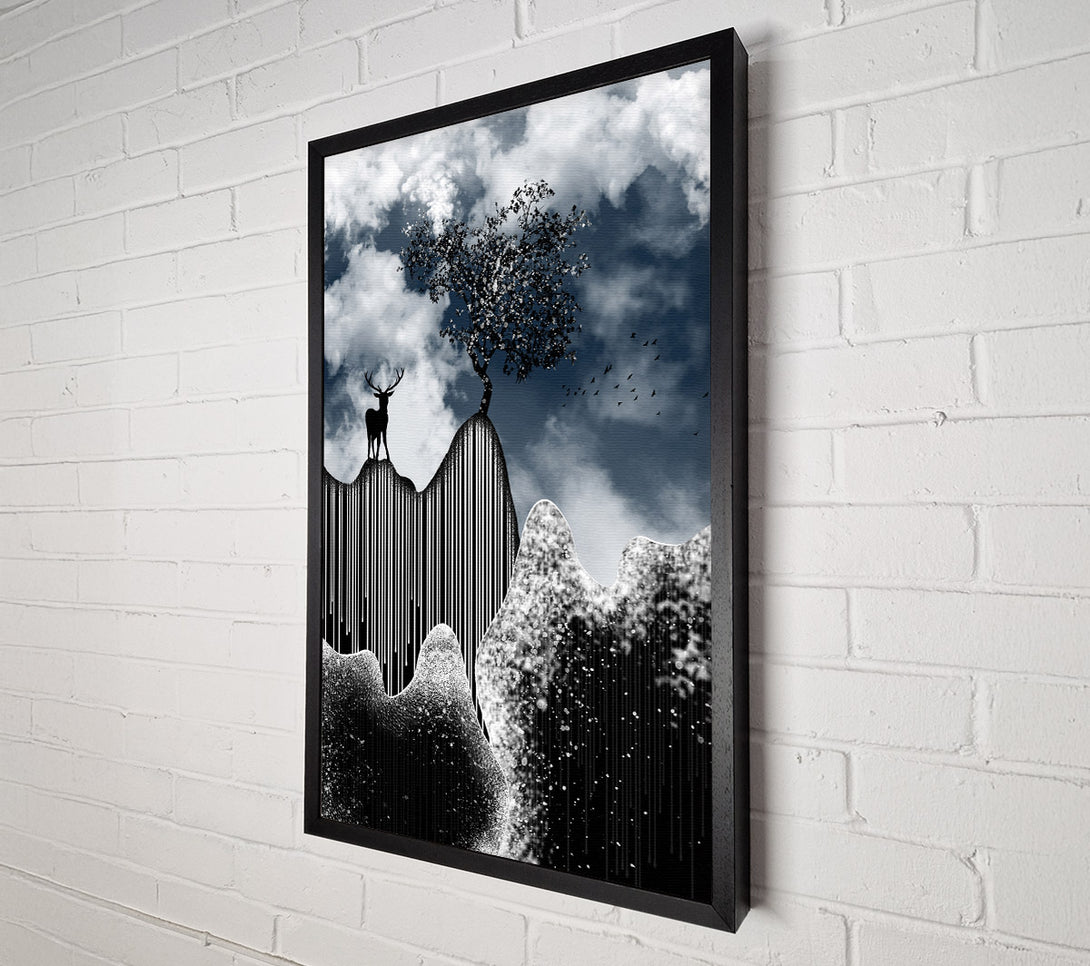  A Canvas Print of Deer Tree Mountain Canvas Print