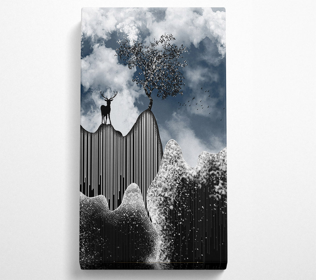  A Canvas Print of Deer Tree Mountain Canvas Print