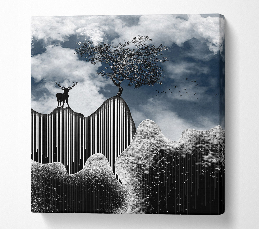  A Canvas Print of Deer Tree Mountain Canvas Print