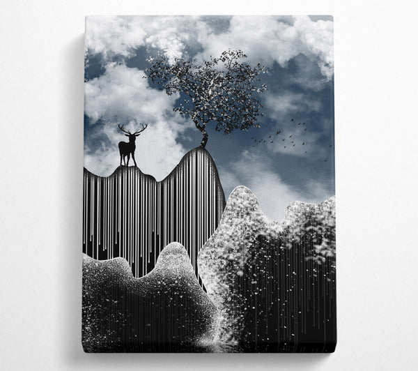  A Canvas Print of Deer Tree Mountain Canvas Print