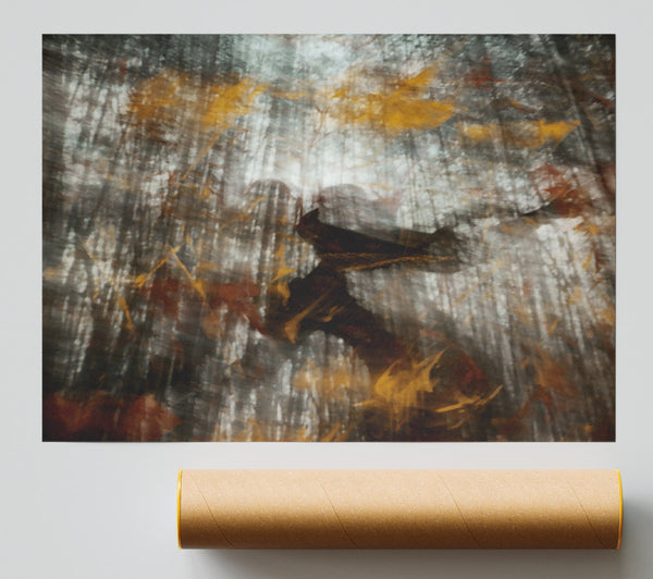 Golden Forest Haze Giclee Print
