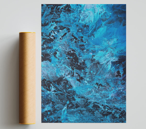 Azure Abstract Dreamscape Giclee Print