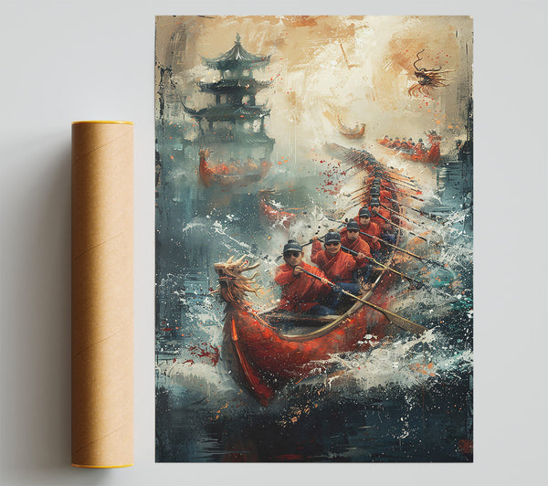 Crimson Dragon'S Wake Poster